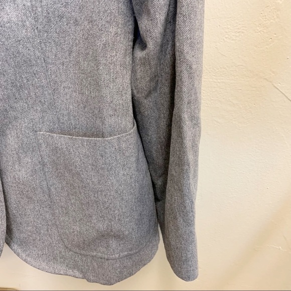 See By Chloe Grey Wool Blazer Two-Button Preppy Grannycore Style Size 10 - Picture 5 of 11
